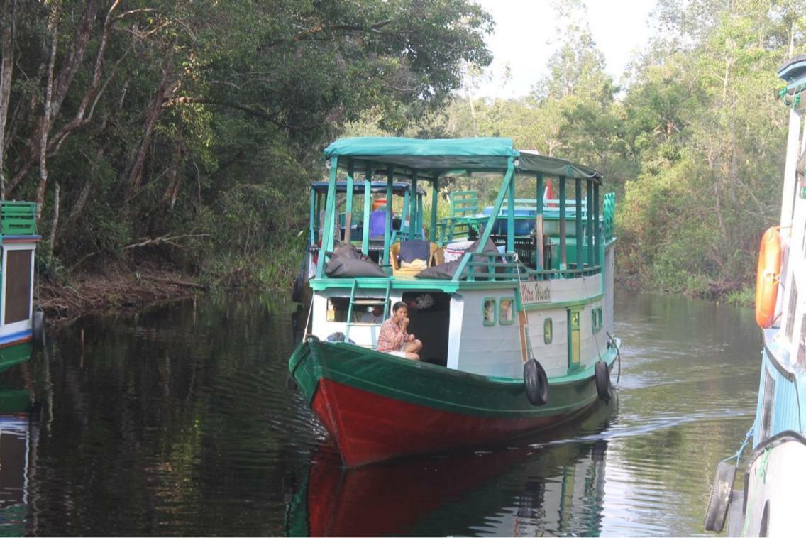 Orangutan Shaka Houseboat With Cabin Pangkalanbuun Zewnętrze zdjęcie